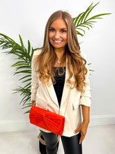 The Alyth - Suede Twisted Clutch